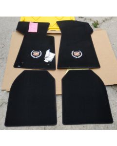 Lloyd Mats Velourtex Black 4PC Floor Mats For Cadillac Brougham RWD, Main