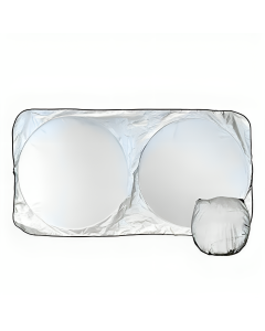 CarVam Windshield Sunshade - Ultimate Sun Shield Heat Protection & UV Blockage 210T Heavy-Duty Strong Micro-Weave Fabric
