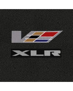 Lloyd Mats Classic Loop Ebony 4PC Floor Mats For Cadillac XLR-V, Logo