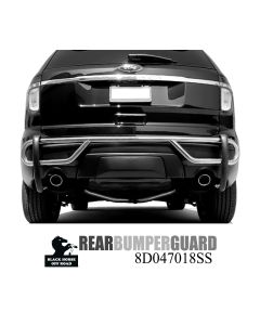 Black Horse Off Road ® - Rear Bumper Guard (8D047018SS)