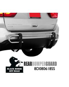 Black Horse Off Road ® - Rear Bumper Guard (8D080618SS)