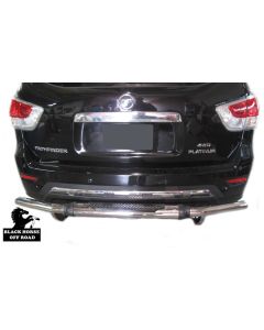 Black Horse Off Road ® - Rear Bumper Guard (8D110318SS-1)