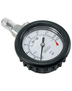 Viair ® - 2 Inch Tire Gauge With Bleeder Valve and Rubber Boot (90058)