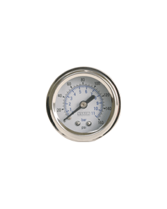 Viair ® - 1.5 Inch Single Needle White Face In-Dash Gauge (90084)