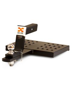 BELXX Spin Step All-In-One 2" Hitch Ball Mount 6" Drop and Tailgate Step SS2600BK, Closed