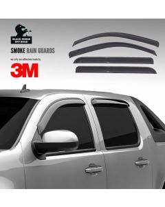 Black Horse Off Road ® - Smoke Rain Guards (14-94981)