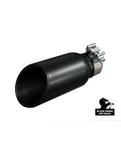 Black Horse Off Road ® - Universal 4 Inch Black Muffler Exhaust Tip (MT-RR01BK)
