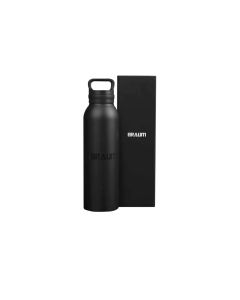 Braum ® - Black Matte Vacuum Insulated Stainless Steel 24 Oz Water Flask (BRPR-BKBT)