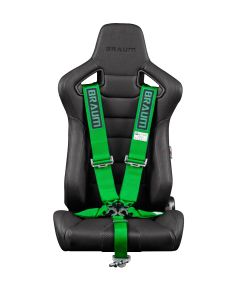 Braum Green 5 Point 3 Inch SFI 16.1 Racing Harness BRH-GNS5, Main Image