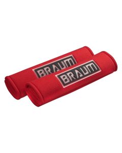 Braum Pair Of Red Racing Harness Pads BRHP-2RED