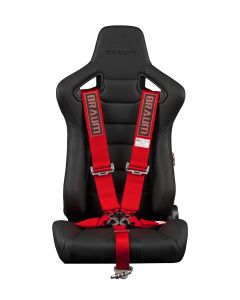 Braum ® - Red 5 Point 3 Inch SFI 16.1 Racing Harness (BRH-RDS5)