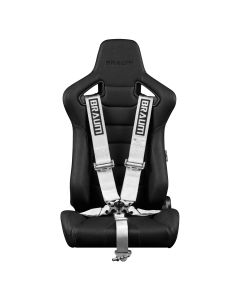 Braum White 5 Point 3 Inch SFI 16.1 Racing Harness BRH-WHS5, Main Image