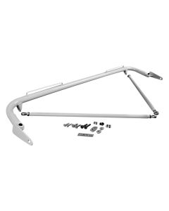 Braum White Gloss 48-51 Inch Universal Racing Harness Bar Kit BRHB-48WG, The bar