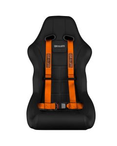 Braum ® - Orange 4 Point 2 Inch Strap Racing Harness (BRH-ORP4)
