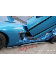 California Super Coupes Fiberglass Wide Side Skirts & Splash Guards (CSCSS0513), Main Image