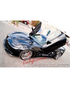 California Super Coupes Carbon Fiber Front Splitter & Wide Side Skirts & Splash Guards, Main Image