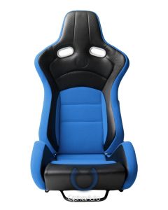 Cipher Auto ® - Blue with Black Carbon PU Universal VP-8 Racing Seats (CPA2003CFBKBU)
