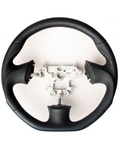 Cipher Auto Enhanced Leatherette Steering Wheel With Grey Stitching For Mazda Miata NB ESR-MZNBA112BG, Front View