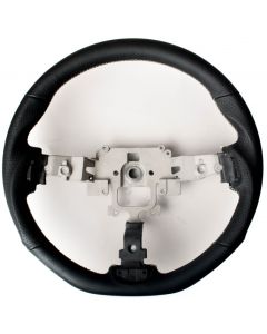 Cipher Auto Enhanced Leatherette Steering Wheel With Grey Stitching For Mazda Miata NC ESR-MZNCA112BG, Front View
