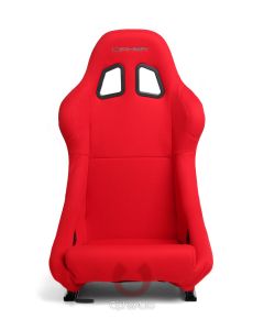 Cipher Auto ® - Red Fabric Full Bucket Non Reclineable Universal Racing Seat (CPA1005FRD)