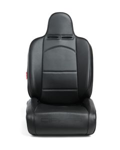  Cipher Auto ® - Black Leatherette with Black Piping Universal Suspension Seats (CPA3002PBK)