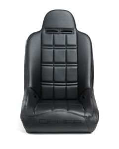 Cipher Auto ® - Black Leatherette Fixed Back Universal Suspension Seat (CPA3003PBK)