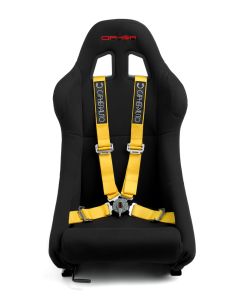 Cipher Auto ® - Yellow 4 Point 2 Inches Camlock Quick Release Racing Harness Set (CPA4001YLV2)