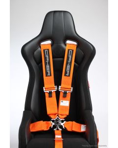 Cipher Auto ® - Orange 5 Point 3 Inches Camlock Racing Harness SFI 16.1 (CPA4005OR)