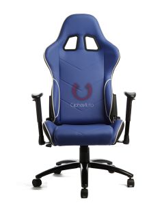 Cipher Auto ® - Blue Leatherette Office Racing Seat (CPA5001PBUBK)