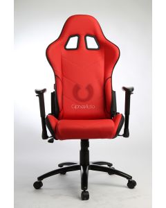 Cipher Auto ® - Red Leatherette Office Racing Seat (CPA5001PRDBK)