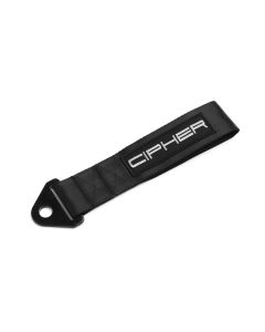 Cipher Auto ® - Black 2 Inches Towing Strap (CPA7000BK)