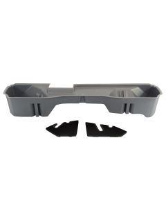 DU-HA® - Ash Grey Underseat Storage Gun Case for 2014-2019 Silverado/Sierra Double Cab (10305)