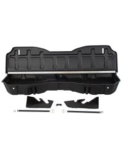 DU-HA® - Black Lockbox - Underseat Storage Gun Case with Lockable Lid for 2014-2019 Silverado/Sierra Crew Cab (10307)