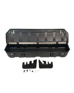 DU-HA® - Black Lockbox - Underseat Storage Gun Case with Lockable Lid for 2015-2022 Ford F-Series Crew Cab (20116)
