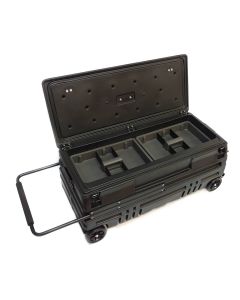 DU-HA® - Black Squad Box Interior-Exterior Portable Storage and Gun Case with Manual Latch for Pickup Trucks / Jeeps / Various SUV's (70600)