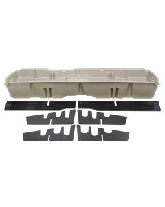 DU-HA® - Light Grey Underseat Storage Gun Case for 2007-2014 Silverado/Sierra Crew Cab (10043)