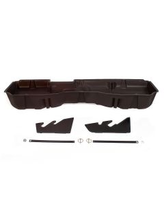 DU-HA® - Saddle Brown Underseat Storage Gun Case for 2014-2019 Silverado/Sierra Crew Cab (10303)