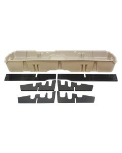 DU-HA® - Tan Underseat Storage Gun Case for 2007-2014 Silverado/Sierra Crew Cab (10044)
