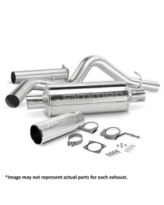 Edge ® - Jammer™ Stainless Steel DPF-Back Exhaust System with Single Side Exit (17781)