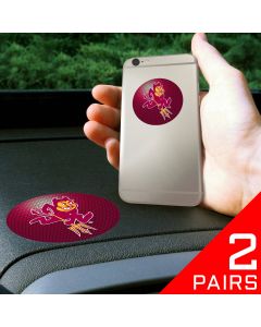 Fanmats ® - 2 Pairs of Arizona State University Dashboard Phone Grips (13038)