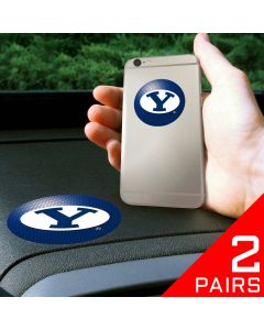 Fanmats ® - 2 Pairs of Brigham Young University Dashboard Phone Grips (13036)