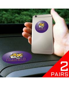 Fanmats ® - 2 Pairs of Louisiana State University Dashboard Phone Grips (13063)