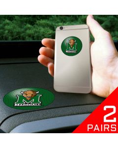 Fanmats ® - 2 Pairs of Marshall University Dashboard Phone Grips (13031)