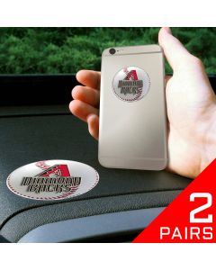 Fanmats ® - 2 Pairs of MLB Arizona Diamondbacks Dashboard Phone Grips (13105)