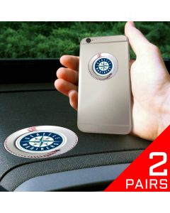 Fanmats ® - 2 Pairs of MLB Seattle Mariners Dashboard Phone Grips (13081)