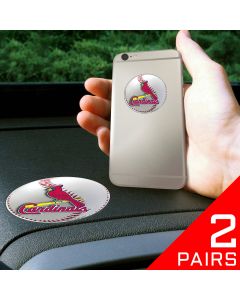 Fanmats ® - 2 Pairs of MLB St. Louis Cardinals Dashboard Phone Grips (13080)