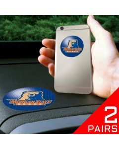 Fanmats 2 Pairs of Morgan State University Dashboard Phone Grips