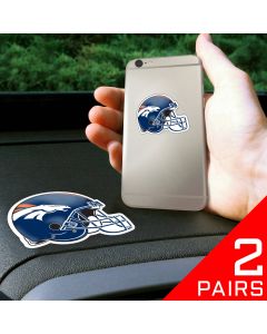 Fanmats ® - 2 Pairs of NFL Denver Broncos Dashboard Phone Grips (13128)