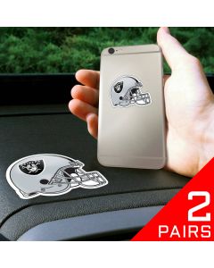 Fanmats ® - 2 Pairs of NFL Oakland Raiders Dashboard Phone Grips (13115)