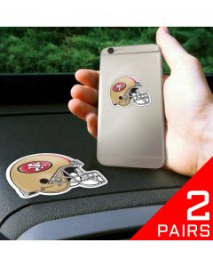 Fanmats ® - 2 Pairs of NFL San Francisco 49ers Dashboard Phone Grips (13111)